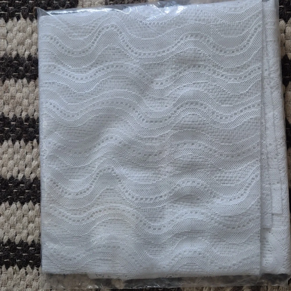 Spiegel White Swag Curtain 72x38